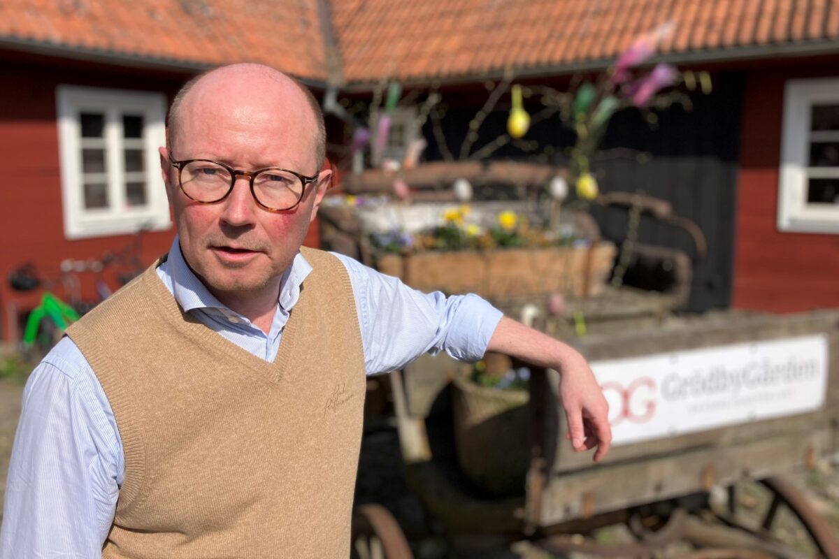 Gabriel Öman, föreståndare på GrödbyGården. Foto: Privat